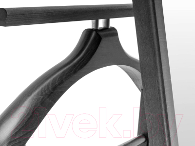 Стойка для одежды Мебелик Костюмная с зеркалом на колесах В 24Н