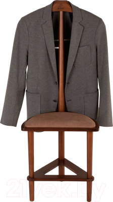 Стойка для одежды Мебелик Костюмная с сиденьем В 26Н