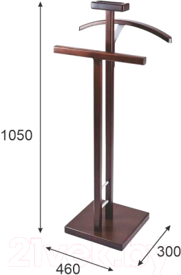 Стойка для одежды Мебелик Костюмная Галант 340