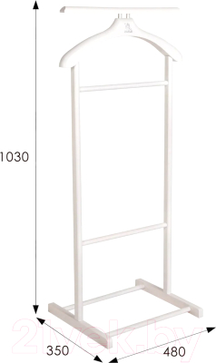 Стойка для одежды Мебелик Костюмная В 21Н