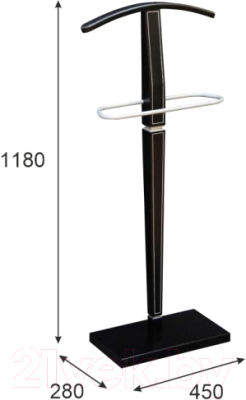 Стойка для одежды Мебелик Костюмная Bаско В 70