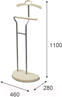 Стойка для одежды Мебелик Костюмная Д 10