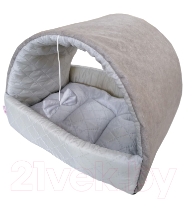 Домик для животных Happy Friends Эстрада Симфония-серая / stm 468 - фото