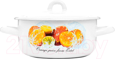 Кастрюля ЭСТЕТ Цитрусовый фреш / ЭТ-72461 - фото