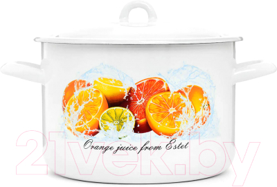 Кастрюля ЭСТЕТ Цитрусовый фреш / ЭТ-72463 - фото