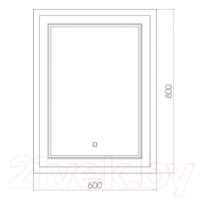 Зеркало Silver Mirrors Grand 60x80 / ФР-00001397