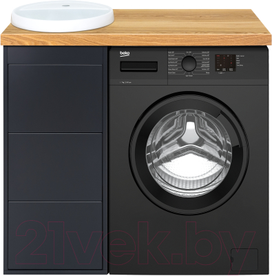 Тумба под умывальник Brevita Grafit 40 / GRA-01040-013Я - фото