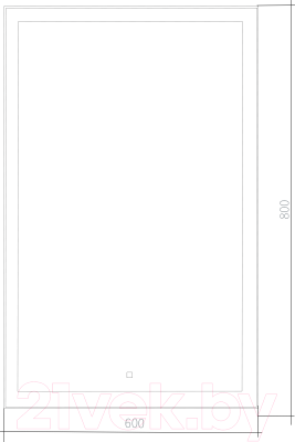 Зеркало Silver Mirrors Сантана 60x80 / ФР-00002163