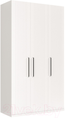 Шкаф Mobi Валенсия 13.12 (белый РЕ шагрень/белый шагрень ПВХ) - фото