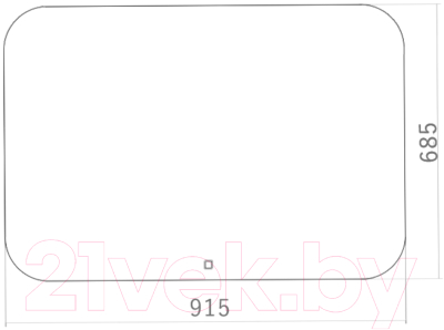 Зеркало Silver Mirrors Паллада 91.5x68.5 / LED-00002244