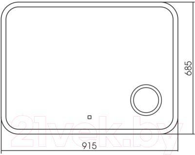 Зеркало Silver Mirrors Эльза 91.5x68.5 / ФР-00002157