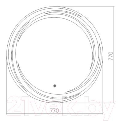 Зеркало Silver Mirrors Милуз D770 / ФР-00000937