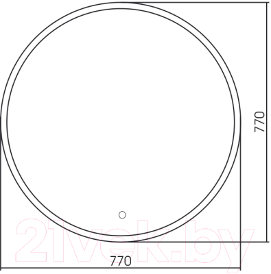 Зеркало Silver Mirrors Манхэттен-лофт D770 / LED-00002428