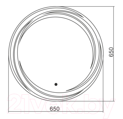 Зеркало Silver Mirrors Милуз D650 / ФР-1535