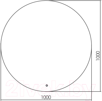 Зеркало Silver Mirrors Саванна D1000 / LED-00002465