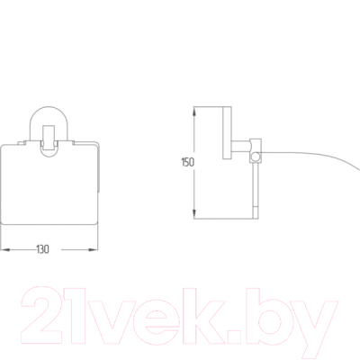 Держатель для туалетной бумаги Potato L1903 P2903