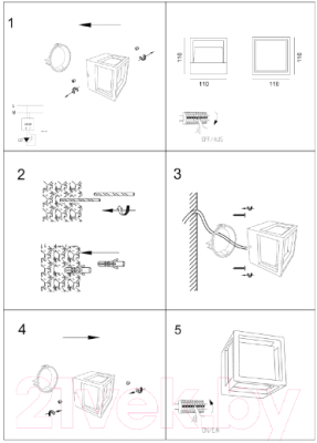 Бра уличное ST Luce Alceno SL9504.401.01