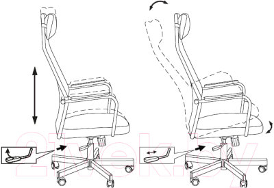 Кресло геймерское Бюрократ Zombie One