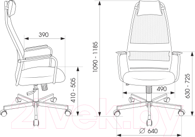 Кресло геймерское Бюрократ Zombie One