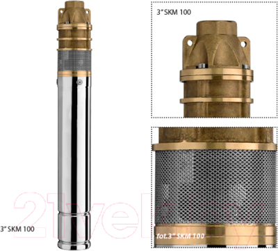 Скважинный насос IBO 3SKM100