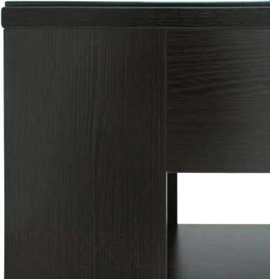 Журнальный столик Мебелик BeautyStyle 26 (венге/стекло черное)