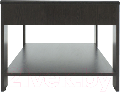 Журнальный столик Мебелик BeautyStyle 26 (венге/стекло черное)