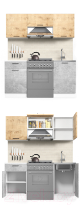 Кухонный гарнитур ДСВ Дуся-2 1.6