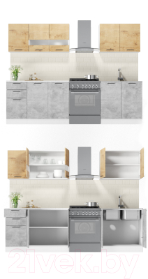 Кухонный гарнитур ДСВ Дуся 2.0