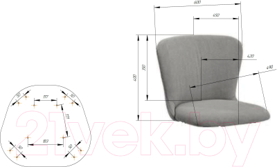 Стул Sheffilton SHT-ST36/S95-1