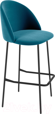 Стул барный Sheffilton SHT-ST35/S29 (тихий океан/черный муар) - фото