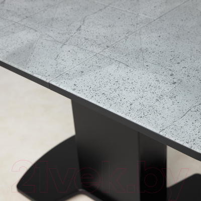 Обеденный стол Аврора Корсика стекло 120-151.5x80