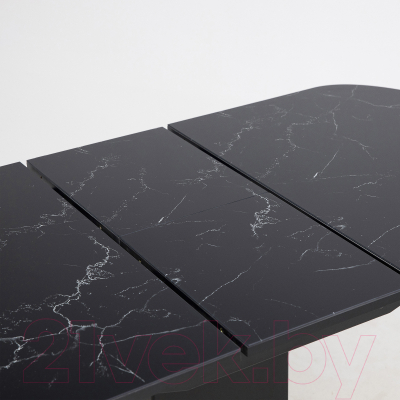 Обеденный стол Аврора Корсика стекло 120-151.5x80