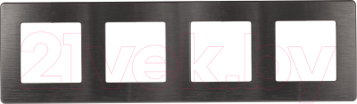 Рамка для выключателей и розеток ЭРА Сатин 12-5104-12 / Б0052535 - фото