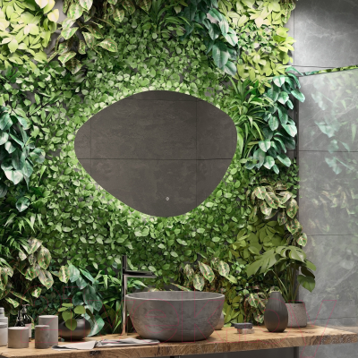 Зеркало Континент Alma Led 100x70 (теплая подсветка)