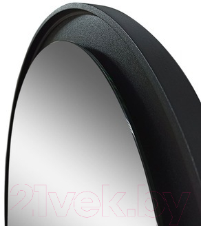Зеркало Континент Planet Black Led D 80 (с бесконтактным сенсором, теплая подсветка)