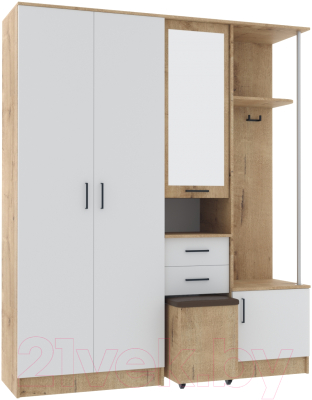 Секция в прихожую ДСВ Дуся 1.7 - фото