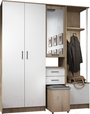 Секция в прихожую ДСВ Дуся 1.7