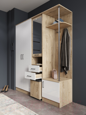 Секция в прихожую ДСВ Дуся 1.7