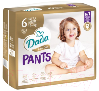 Подгузники-трусики детские Dada Extra Care Pants 6 - фото