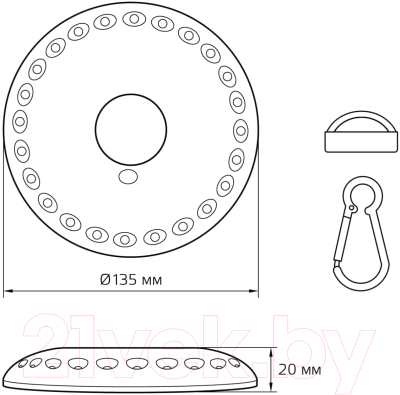 Фонарь Gauss GFL003 / GF003