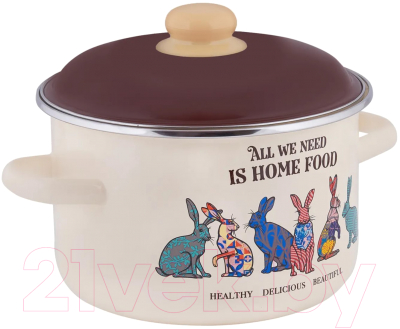 Кастрюля Appetite Зайцы 6RD161M