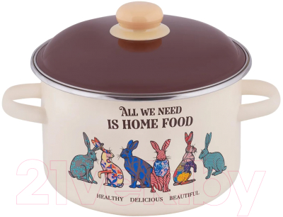 Кастрюля Appetite Зайцы 6RD221M
