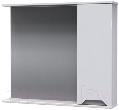 Шкаф с зеркалом для ванной AV Engineering Allegretto 85 / AVE4444324 - фото