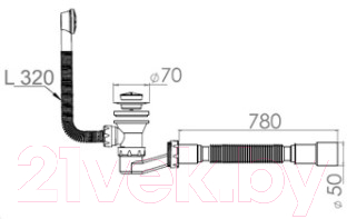 Сифон AV Engineering AVE129730