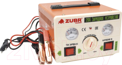 Зарядное устройство для аккумулятора Zubr 6V/12V/24V 0-10A / ZC-LC20B - фото