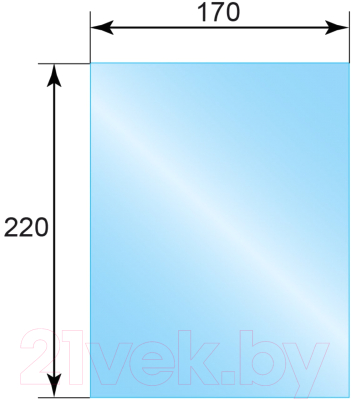 Стекло для печной двери Везувий Aston