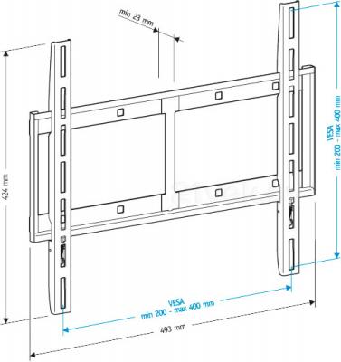 Кронштейн для телевизора Holder LCD-F4610-B