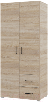 Шкаф Горизонт Мебель Victor 2ств 2ящ - фото