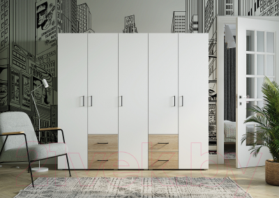 Шкаф Горизонт Мебель Victor 3ств 2ящ