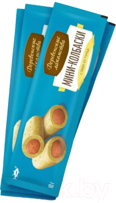 Лакомство для кошек Деревенские лакомства Мини-колбаски с пюре из тунца